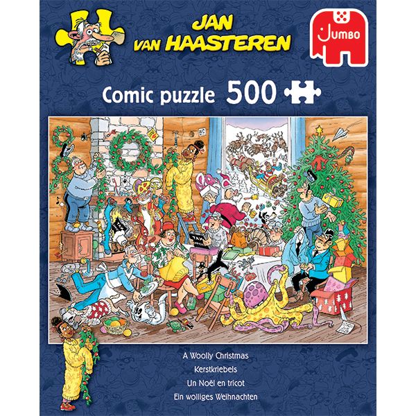 500 pcs - Jan van Haasteren: A Woolly Christmas