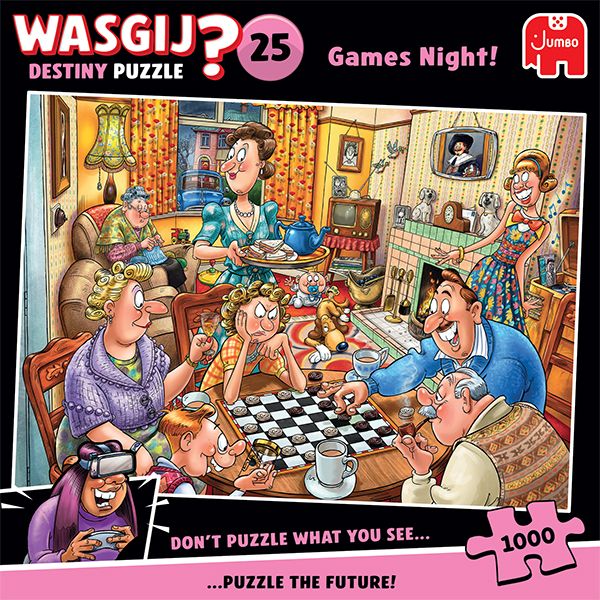 1000 pcs - WASGIJ Destiny: #25, Games Night!