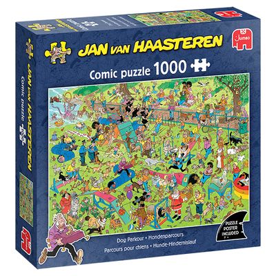 1000 pcs - Jan van Haasteren: Dog Parkour