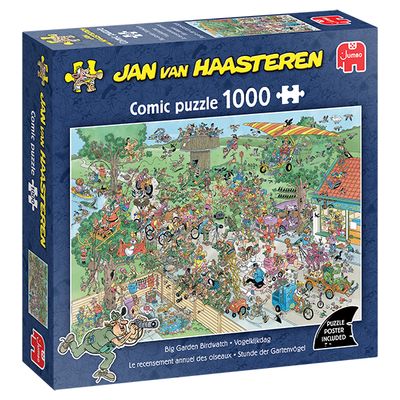 1000 pcs - Jan van Haasteren: Big Garden Birdwatch