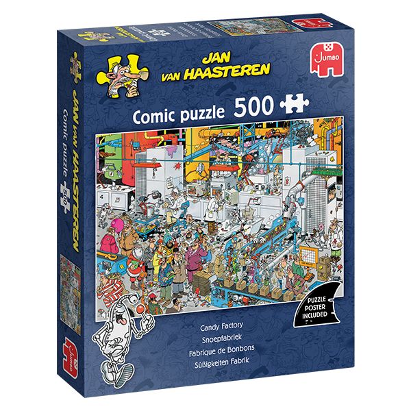 500 pcs - Jan van Haasteren: Candy Factory