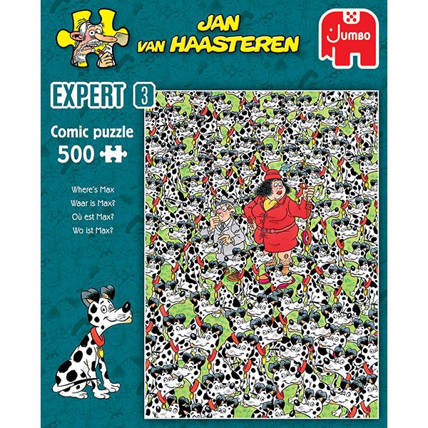 500 pcs - Jan van Haasteren: EXPERT 3, Where’s Max?
