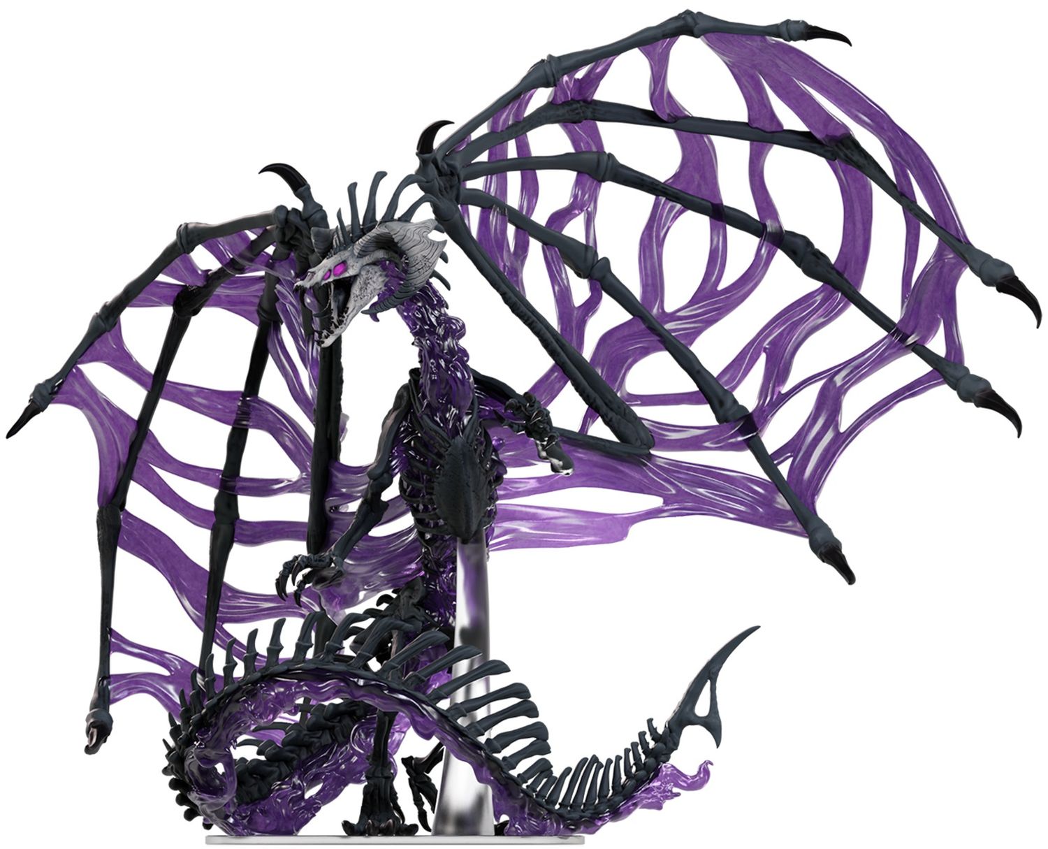 D&amp;D Icons of the Realms: Black Dracolich Premium Painted Miniature