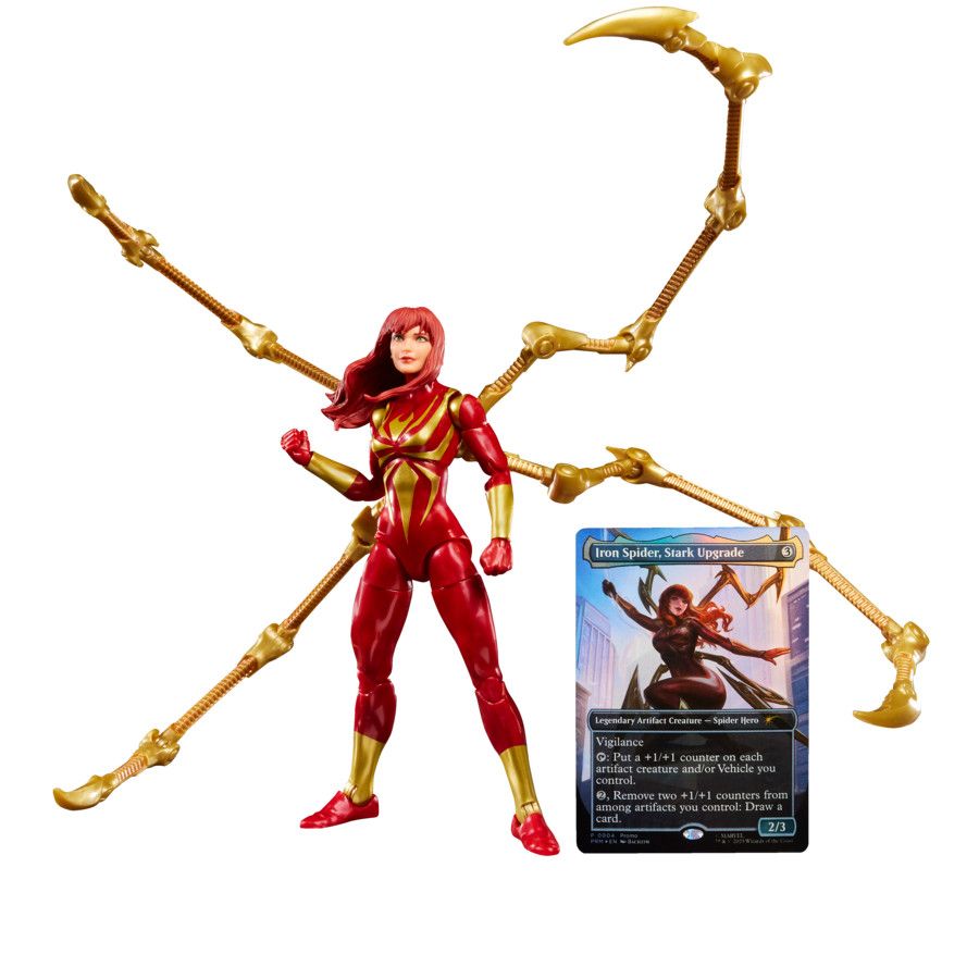 Marvel Legends: MTG Mary Jane Watson (Iron Spider) with Exclusive Foil Card