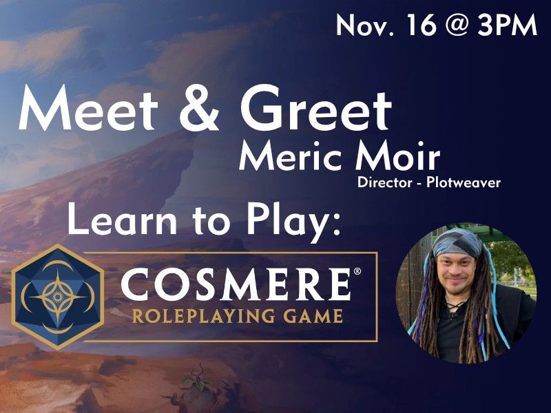 Learn to Play: Cosmere RPG - Nov. 16 @ 3:00PM
