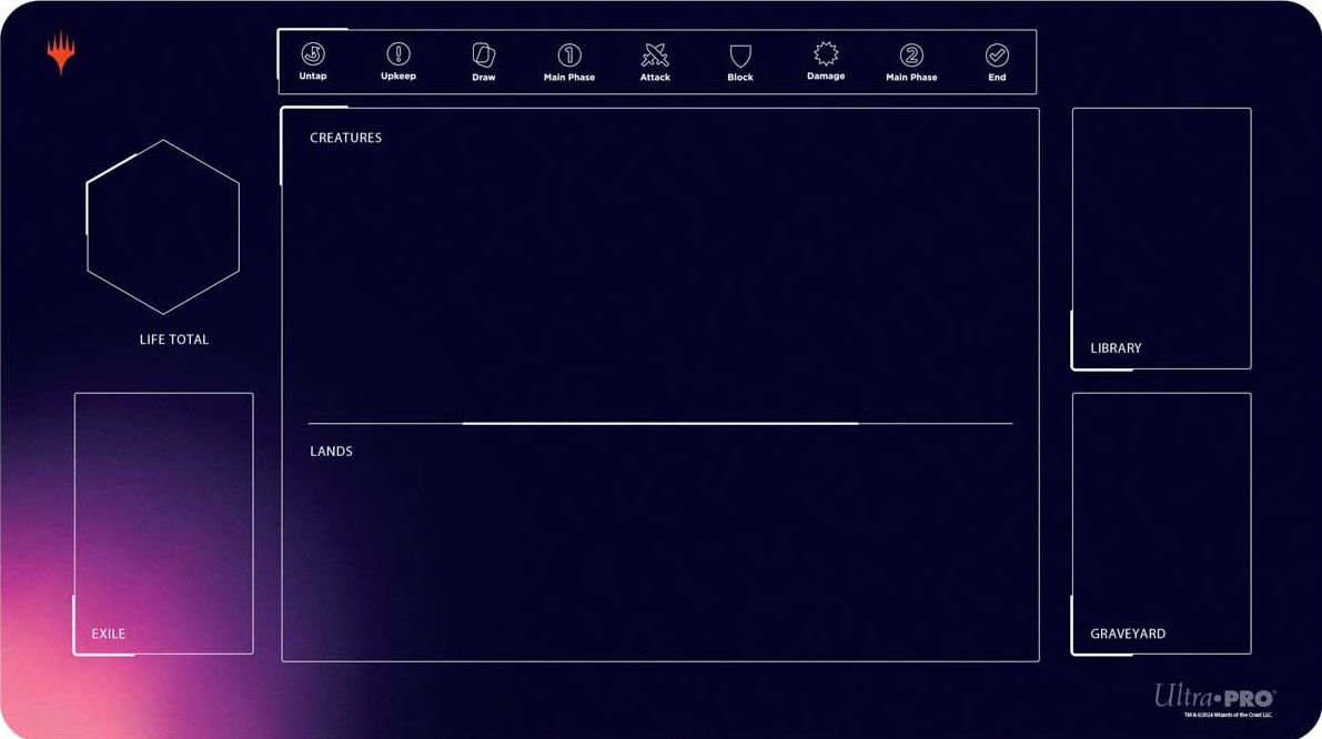 Playmat - Magic The Gathering: Foundations: Learn to Play -, Type: 1 Player