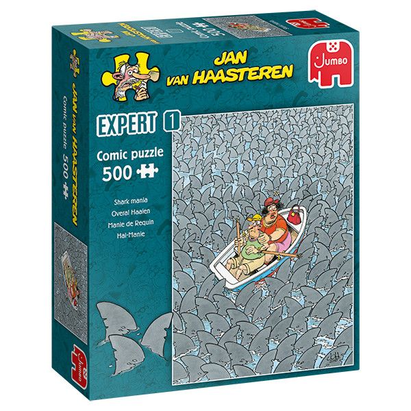 500 pcs - Jan van Haasteren: Shark Mania