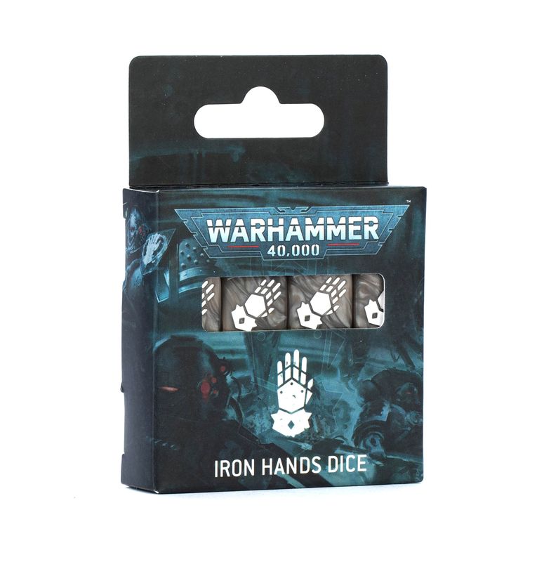 Warhammer 40K: Space Marines (Iron Hands) - Dice Set