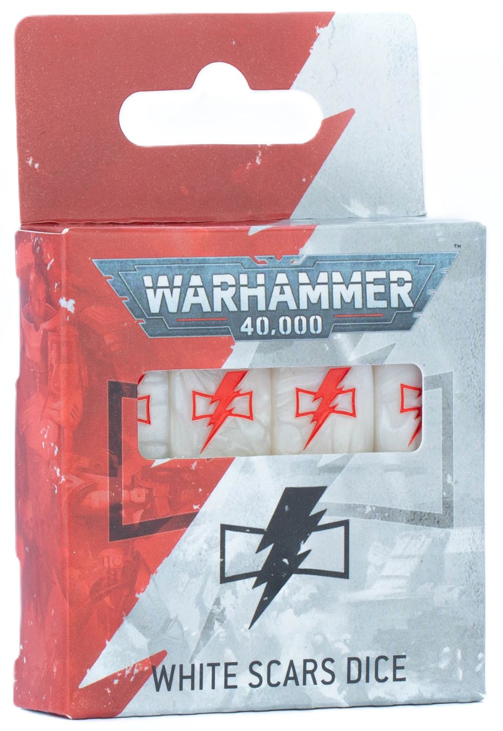 Warhammer 40K: Space Marines (White Scars) - Dice Set