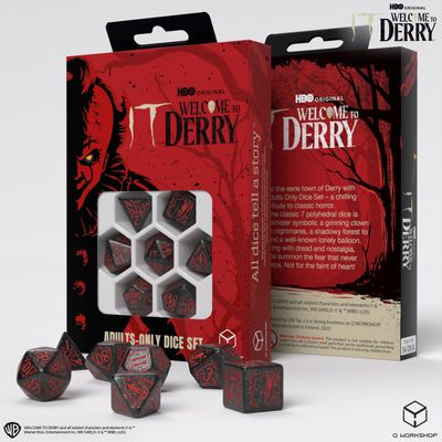 7-Piece RPG Adults-Only Dice Set - IT: Welcome to Derry