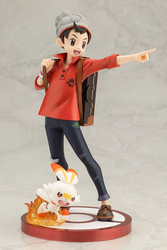 Pokemon - 1/8 Victor with Scorbunny Artfx J Statue