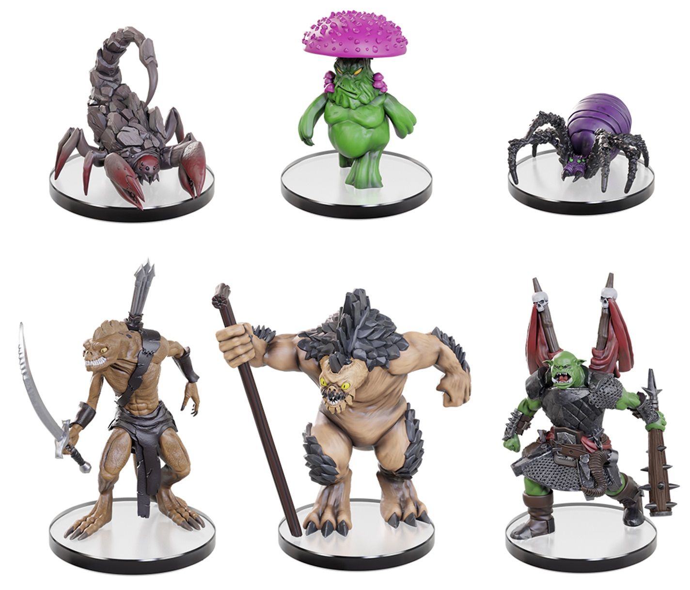Pathfinder Battles: Premium Painted Miniature Set - Cave Lurkers