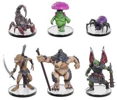 Pathfinder Battles: Premium Painted Miniature Set - Cave Lurkers