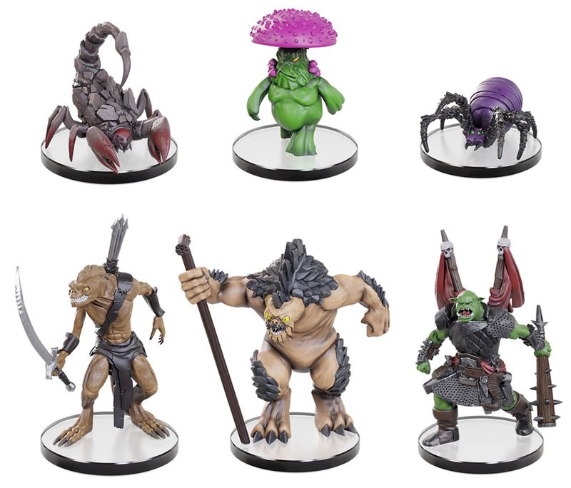 Pathfinder Battles: Premium Painted Miniature Set - Cave Lurkers