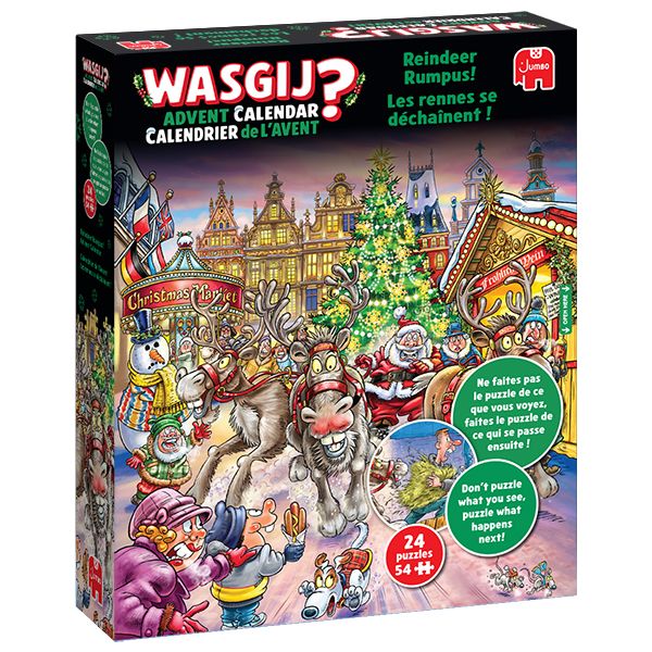 2025 WASGIJ Advent Calendar: Reindeer Rumpus!