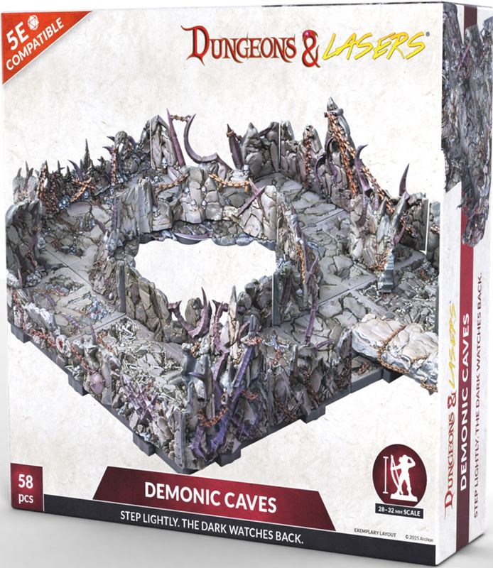 Dungeons and Lasers: Caves Series: - Demonic Caves