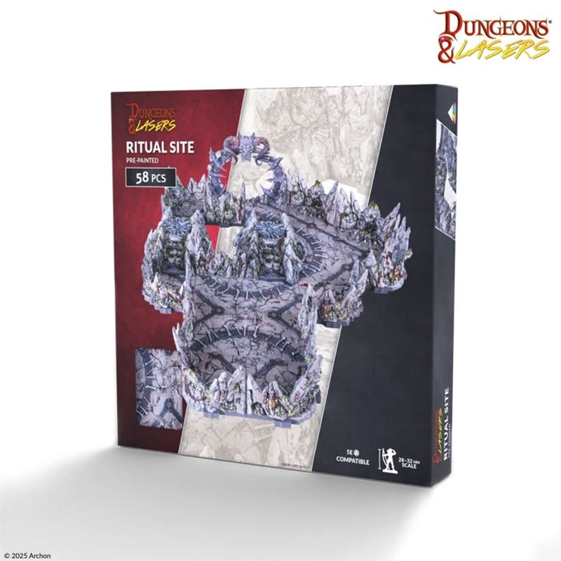 Dungeons and Lasers: Caves Series: - Ritual Sites Pre-Painted