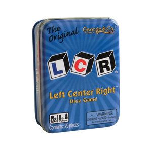 LCR: The Original Left Center Right Dice Game Compact Tin