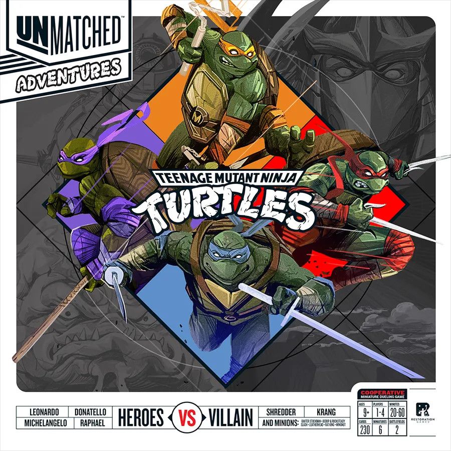 Unmatched Adventures: Teenage Mutant Ninja Turtles with Hero Decks