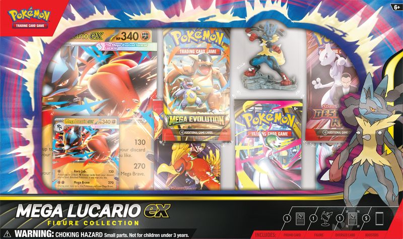 Pokemon TCG - Mega Lucario ex Figure Collection