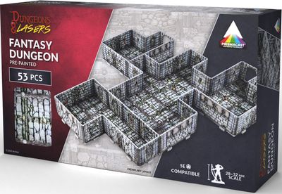 Dungeons &amp; Lasers: Fantasy Dungeon Pre-Painted