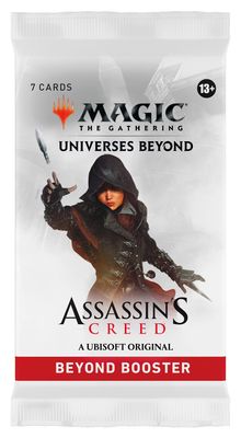 Magic The Gathering TCG Universes Beyond: Assassin's Creed Beyond Booster Pack Magic The Gathering TCG Universes Beyond: Assassin's Creed Beyond Booster Pack