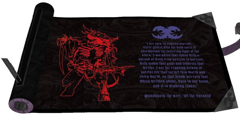 Dice Scroll - Premium Foil Warhammer 40K (Tyranid)