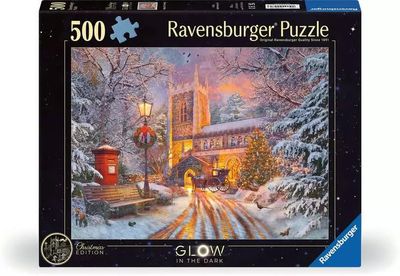 500 pcs - Glow in the Dark: Magical Christmas