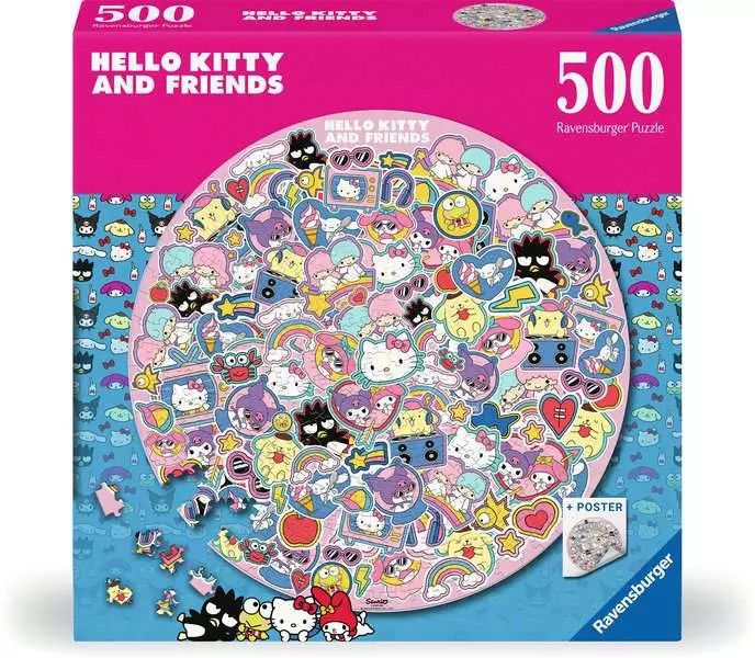 500 pcs - Hello Kitty and Friends