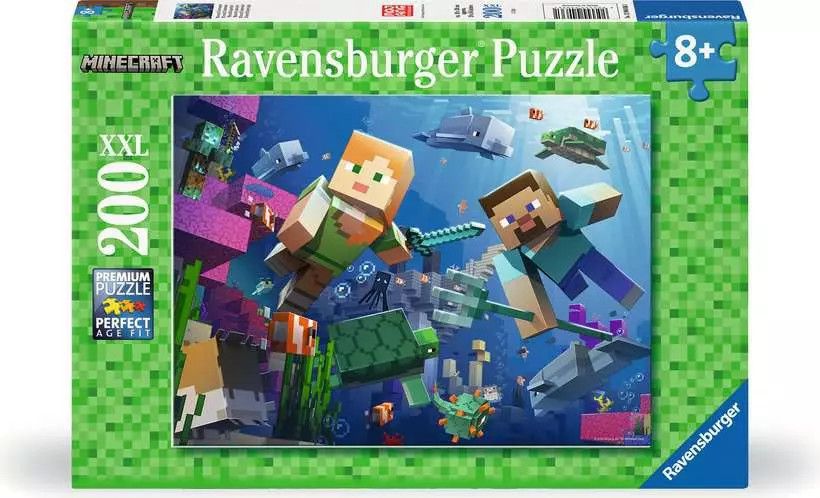 200 pcs - Minecraft: Underwater (XXL)