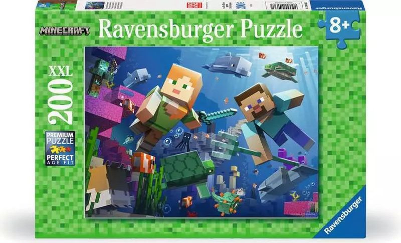 200 pcs - Minecraft: Underwater (XXL)