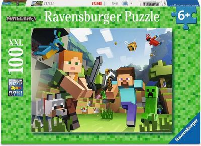 100 pcs - Minecraft: Steve and Alex (XXL) 100 pcs - Minecraft: Steve and Alex (XXL)