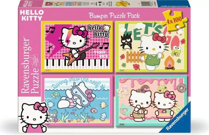 4x100 pcs - Let&#39;s Go, Hello Kitty!