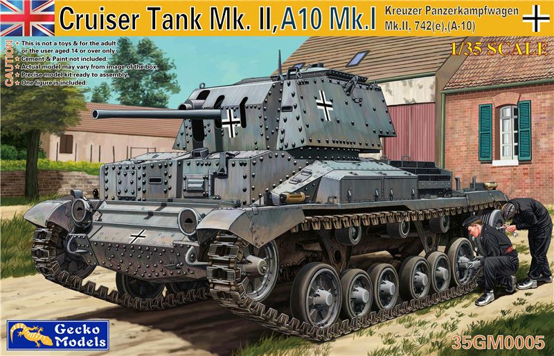 Kreuzer Panzerkampfwagen Mk.II Model Kit (1:35 Scale)