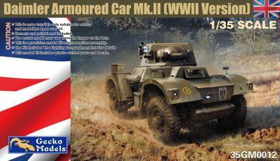 Daimler Armored Car Mk.II(WWII Version) Model Kit (1:35 Scale)