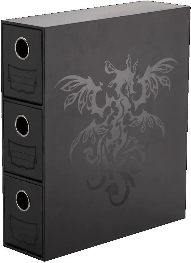 Dragon Shield Fortress Card Drawers -, Color: Black