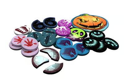 Dice Throne: Outcasts - Acrylic Tokens