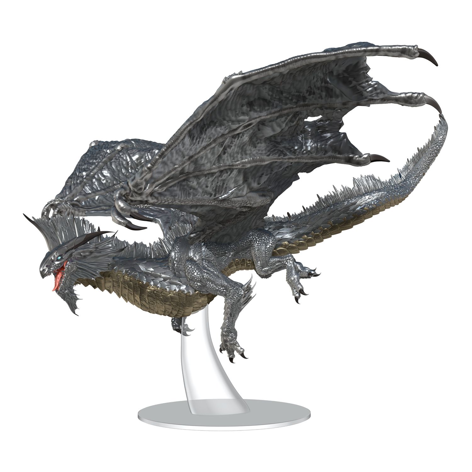 D&amp;D Icons of the Realms: Adult Silver Dragon Premium Painted Miniature