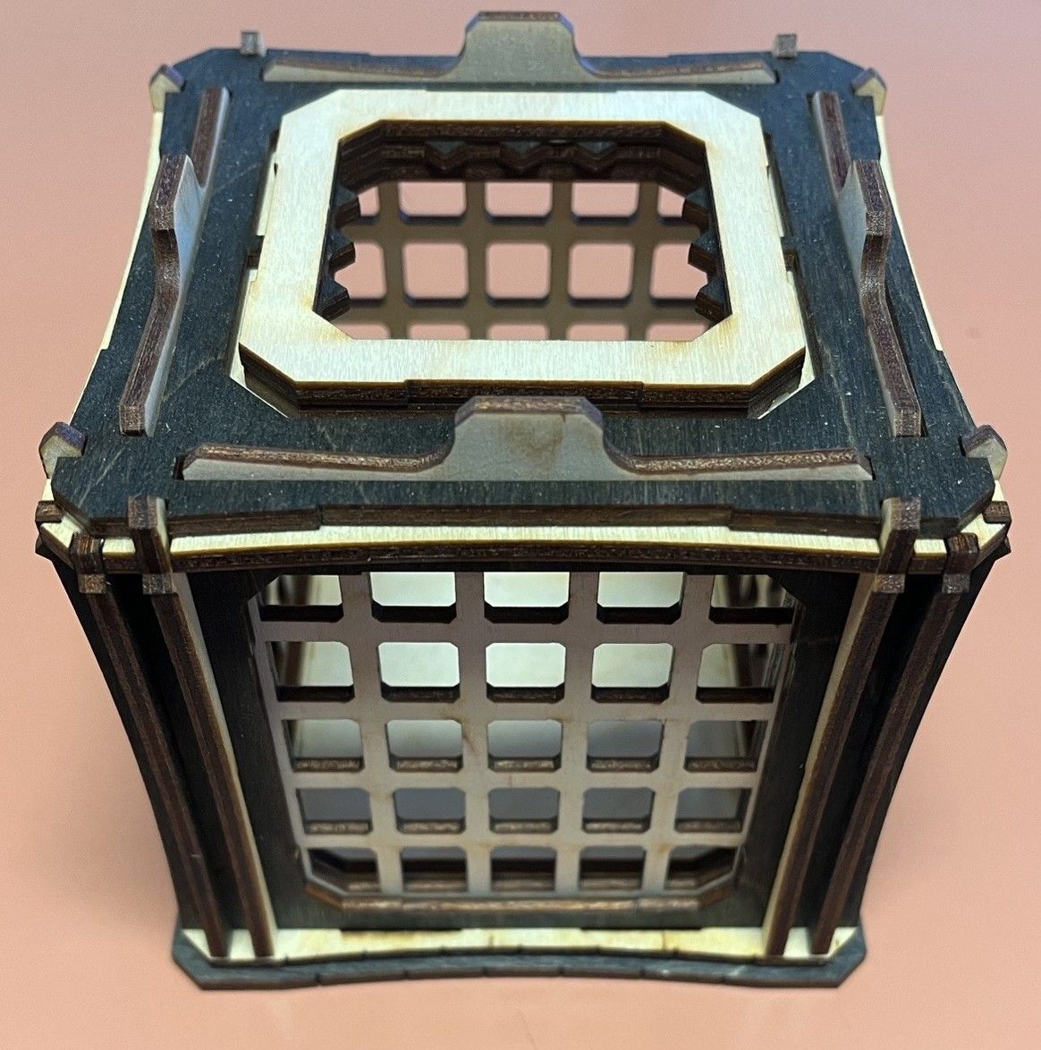 Wooden Dice Jail (Various Colours)