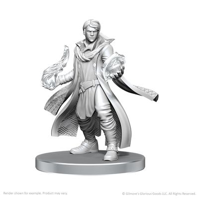 Critical Role Unpainted Miniatures: Beauregard Lionett &amp; Caleb Widogast