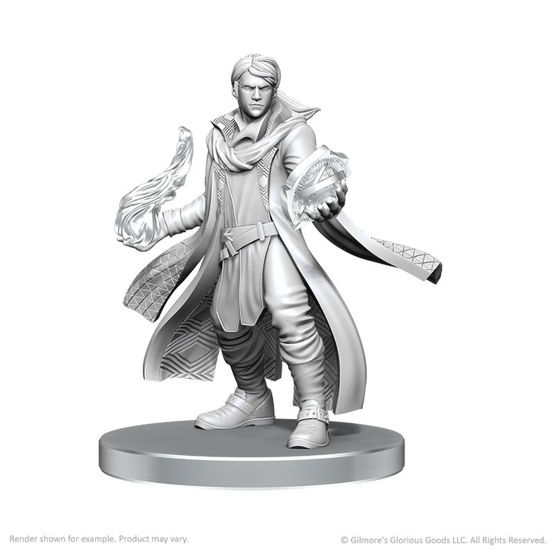Critical Role Unpainted Miniatures: Beauregard Lionett &amp; Caleb Widogast