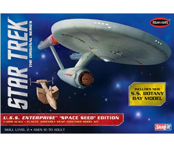 Star Trek USS Enterprise (Space Seed) Model Kit (1:1000 Scale)