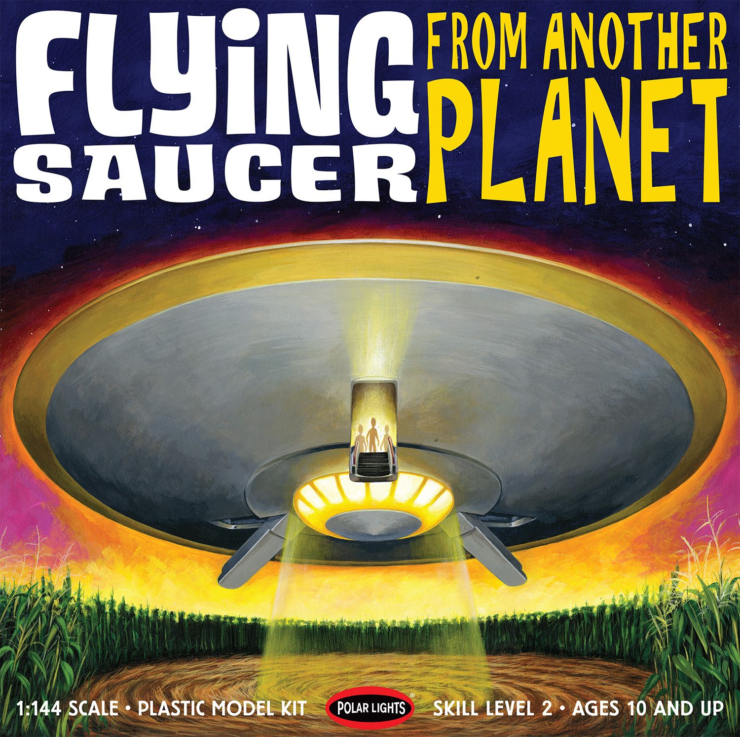 12&quot; Flying Saucer Model Kit (1:144 Scale)