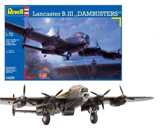 Lancaster B.III Dambusters Model Kit (1:72 Scale)
