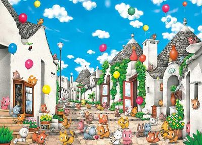 500 pcs - Alberobello Cats