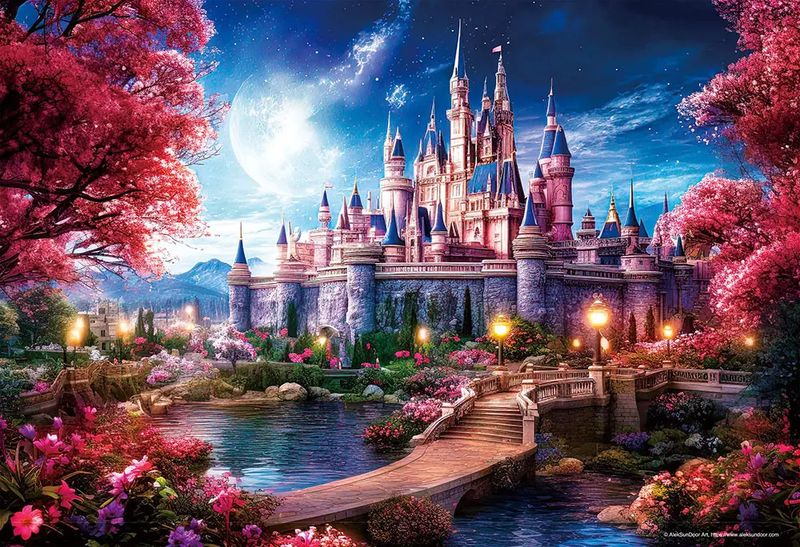 500 pcs - Moonlit Garden