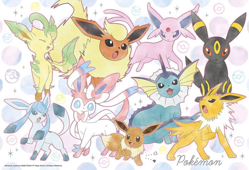 100 pcs - Pokemon: Eevee Friends