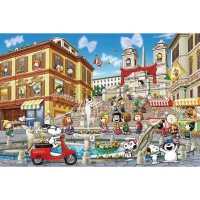 1000 pcs - Peanuts: Snoopy in Rome