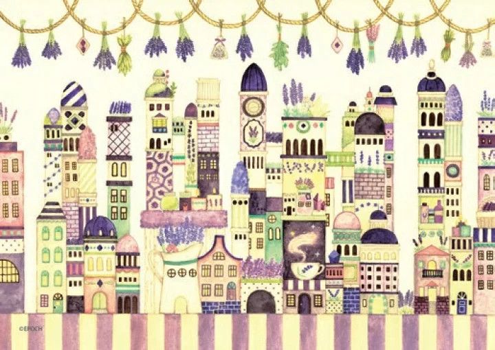 108 pcs - Lavender Town