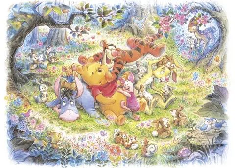 500 pcs - Winnie the Pooh: Just Because Happy